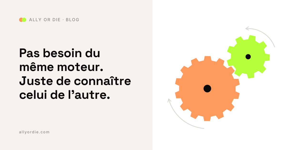 Tu sais pourquoi tu entreprends. Et ton associé ?